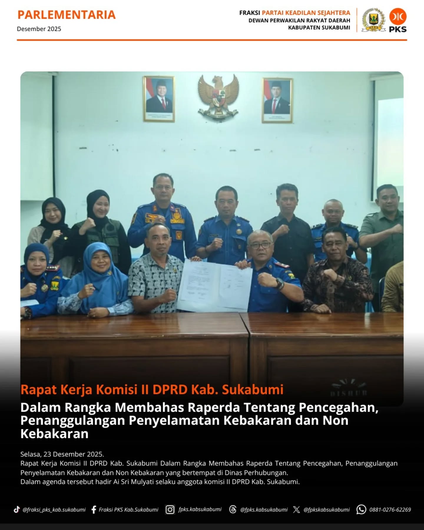 Rapat Kerja Komisi II